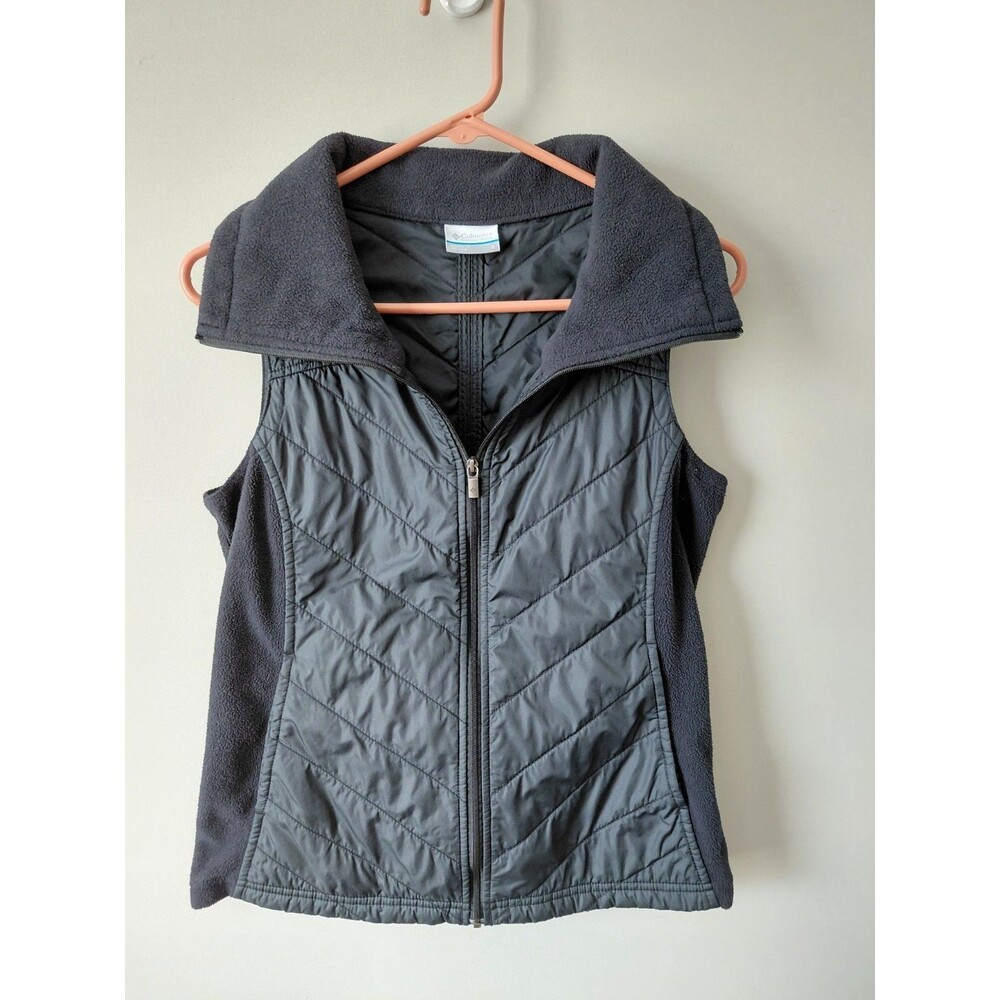 Columbia Sportswear Company Women's Black Lightweight - Full Zip Vest SMALL